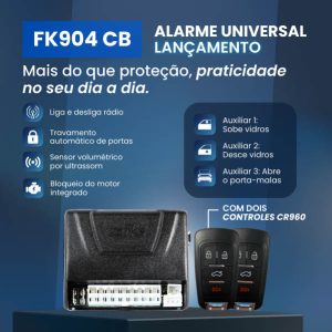 FKS Seguridad y Accesorios para Vehículos - FK904 CB 12V